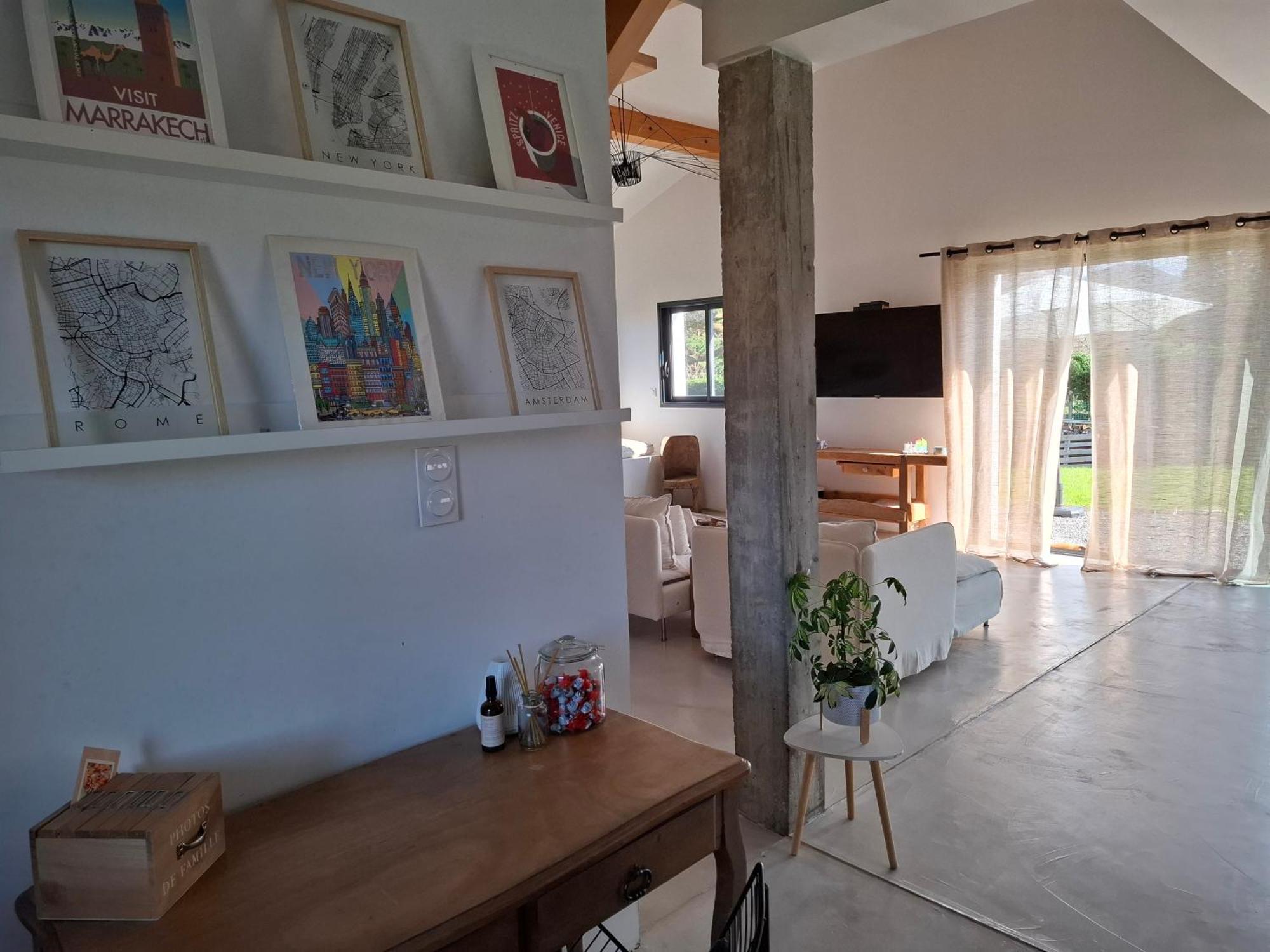 Charmante Villa Familiale Au Calme A 15Min Des Plages 아스카인 객실 사진