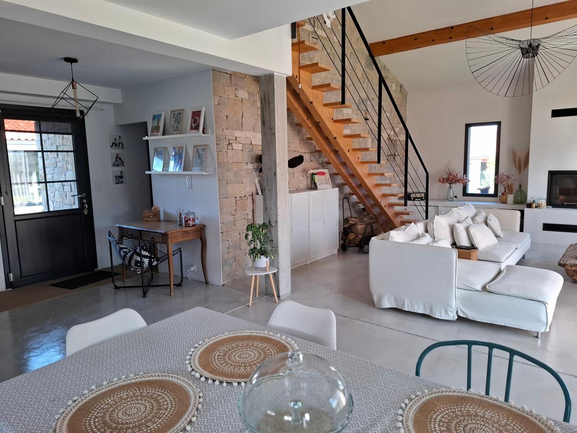 Charmante Villa Familiale Au Calme A 15Min Des Plages 아스카인 외부 사진