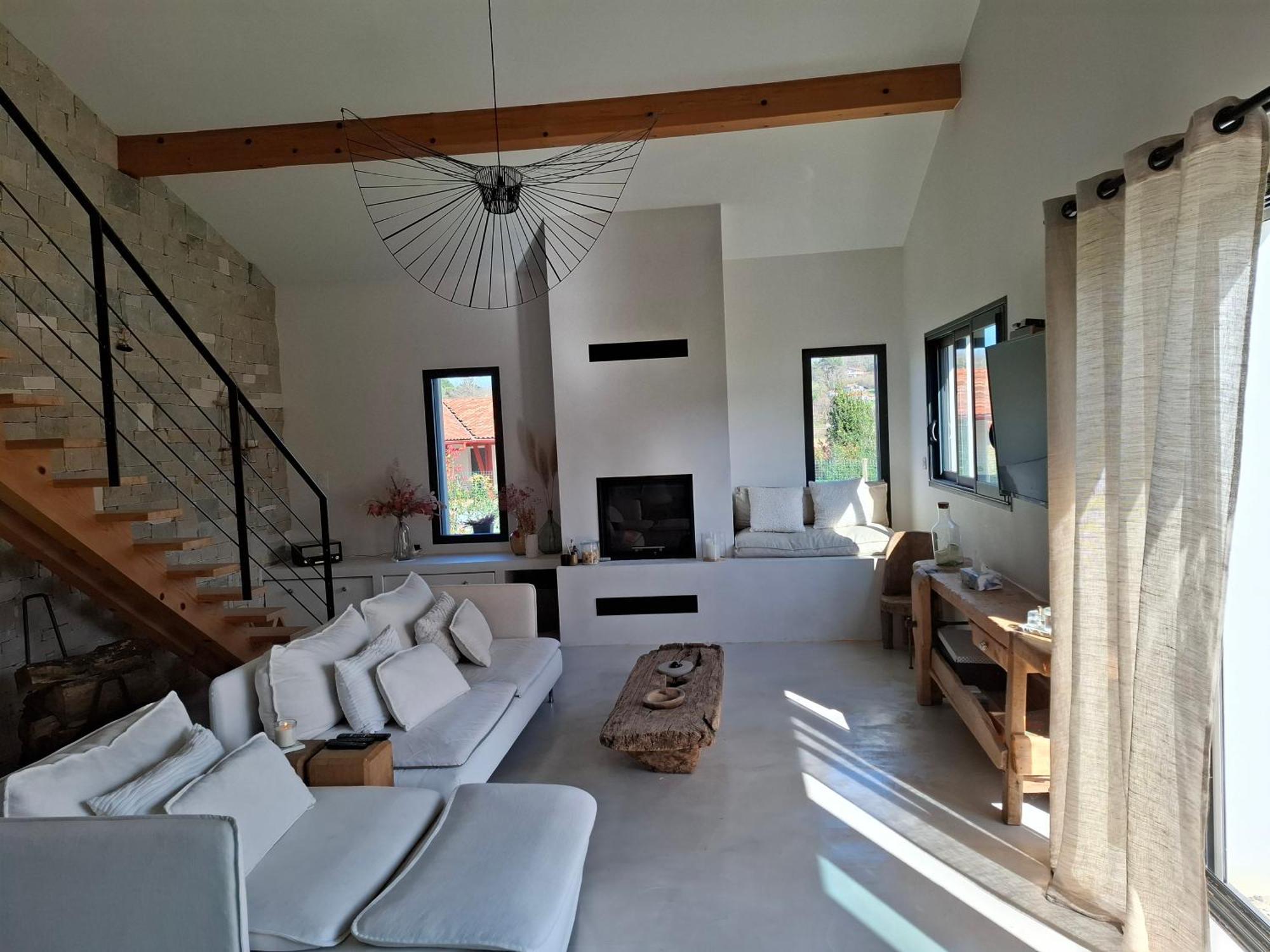 Charmante Villa Familiale Au Calme A 15Min Des Plages 아스카인 객실 사진